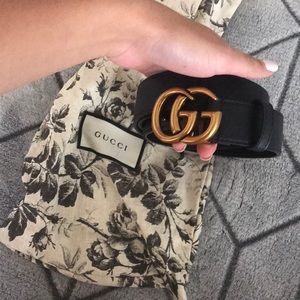 black womens gucci belt